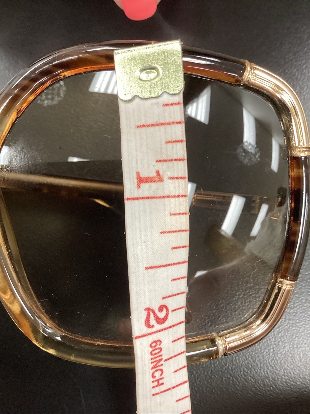 Vintage Ted Lapidus Paris Sunglasses Women’s 1Size Oversized French Luxury Brown - Picture 7 of 8